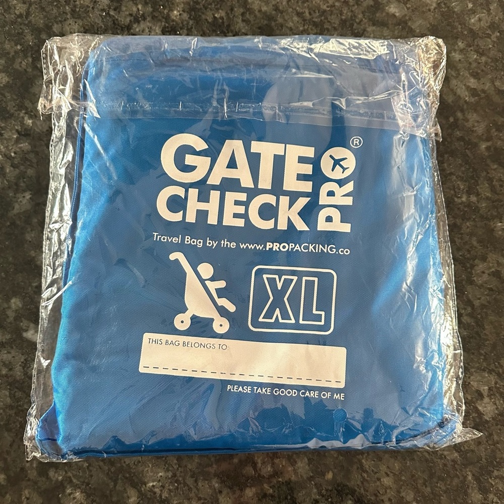 Gate Check PRO XL Double Stroller Bag for Airplane Travel